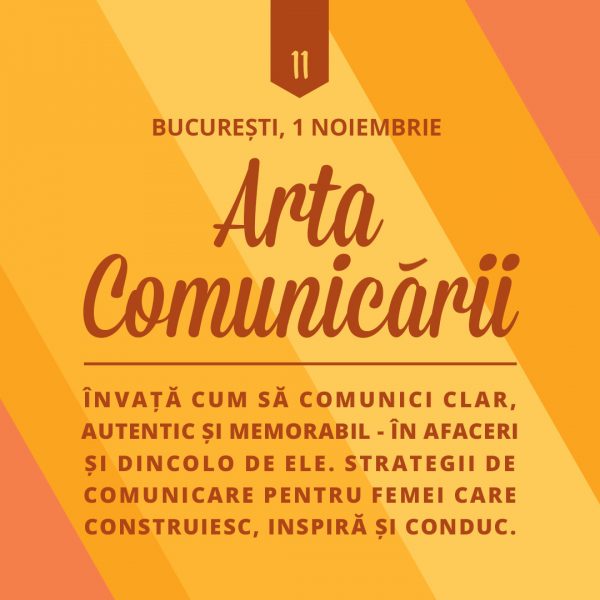 Ediția 11 - Arta Comunicării